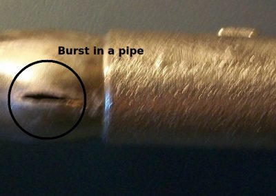 Frozen Pipe Burst