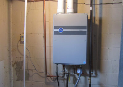 tankless water heater installation